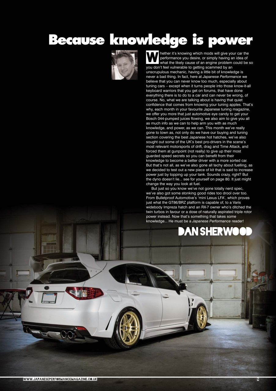 Japanese Performance Preview Pages