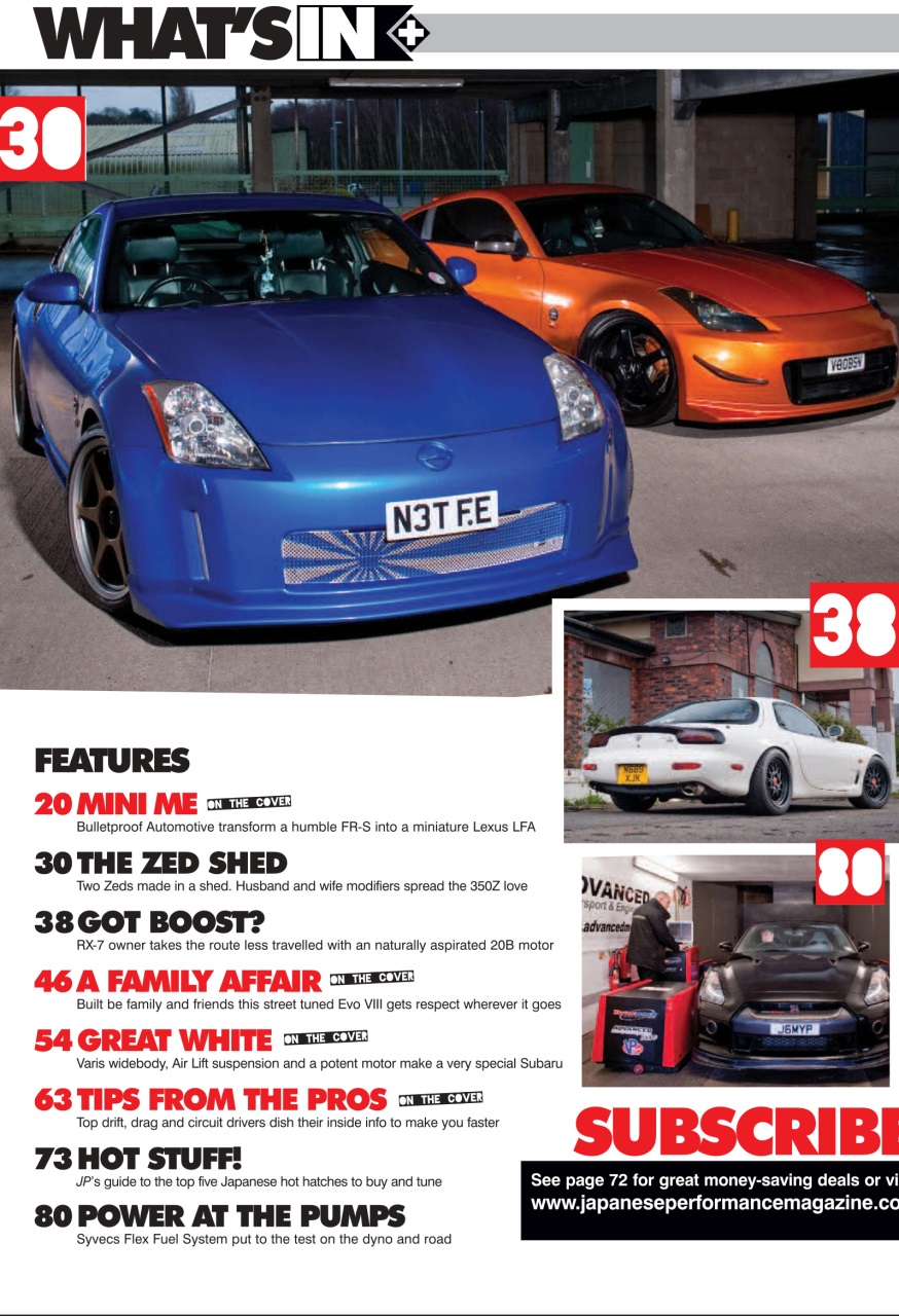 Japanese Performance Preview Pages