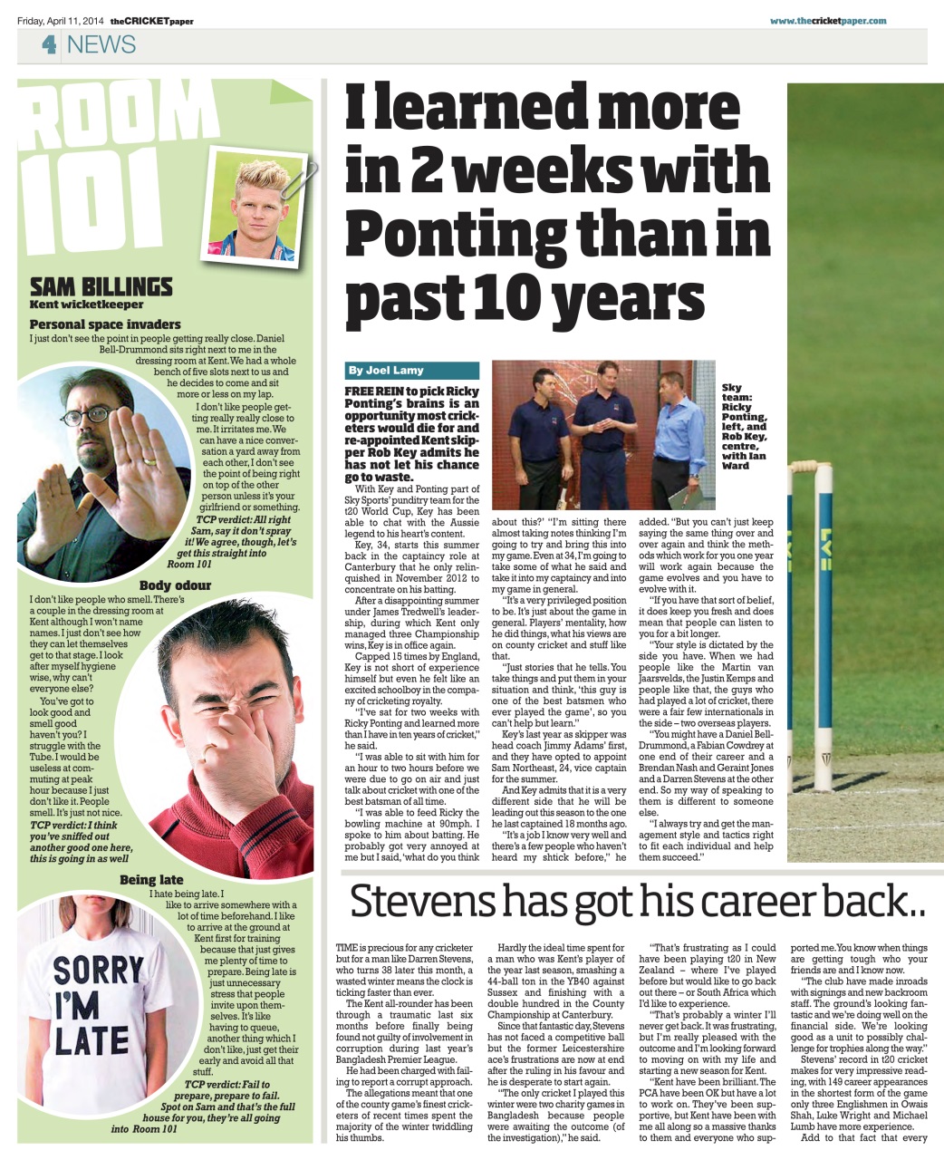 The Cricket Paper Preview Pages