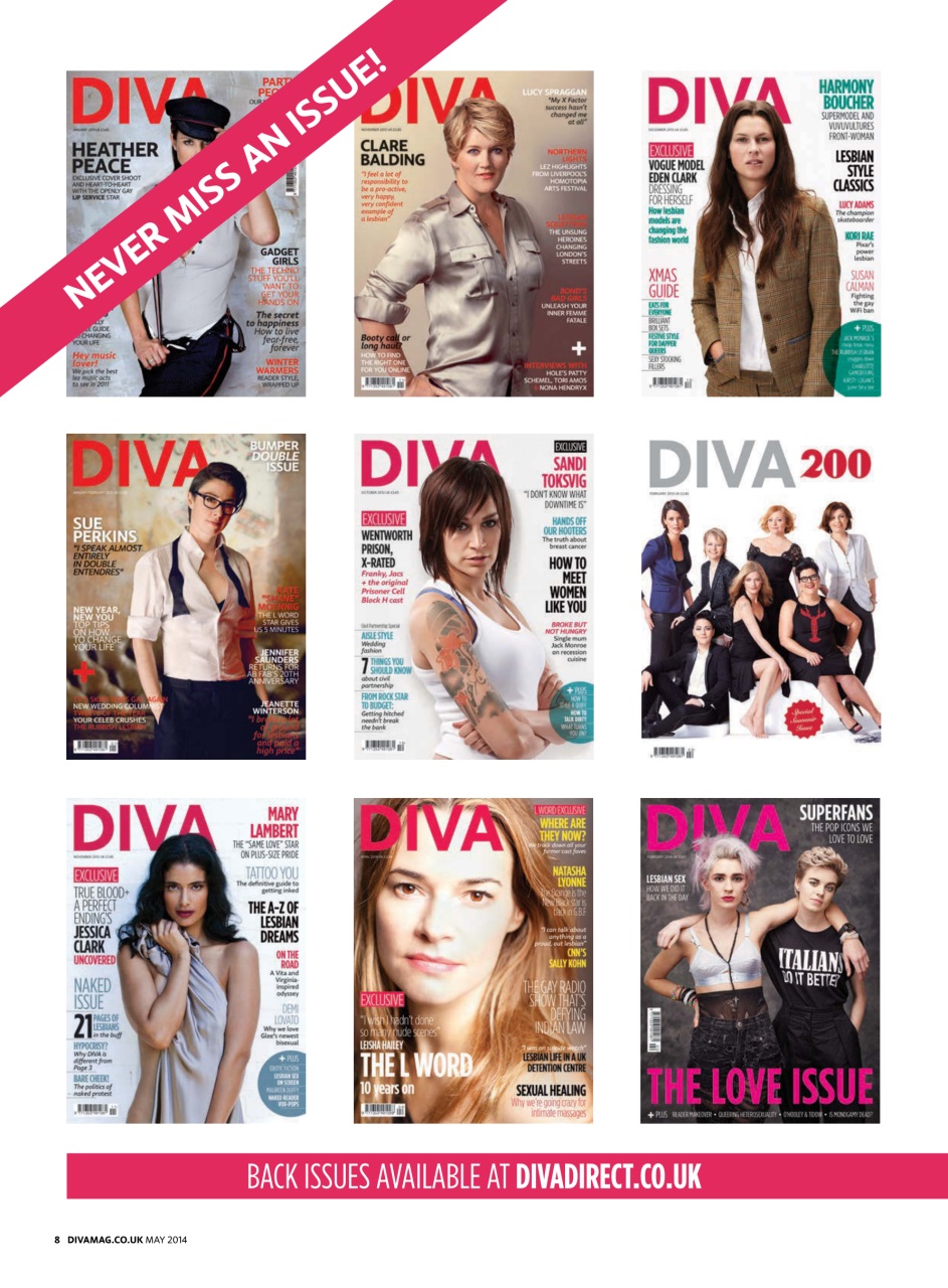 DIVA Magazine Preview Pages