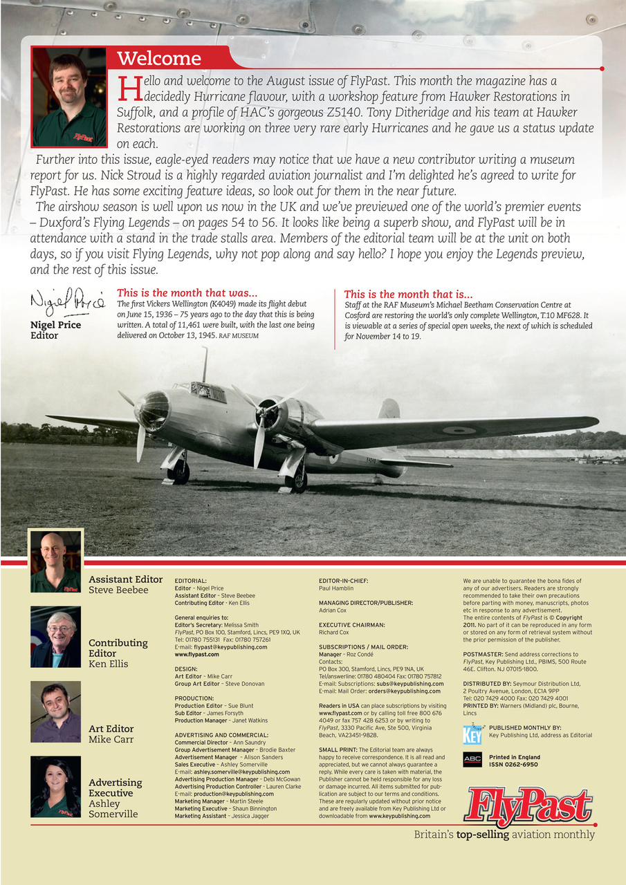 FlyPast Preview Pages
