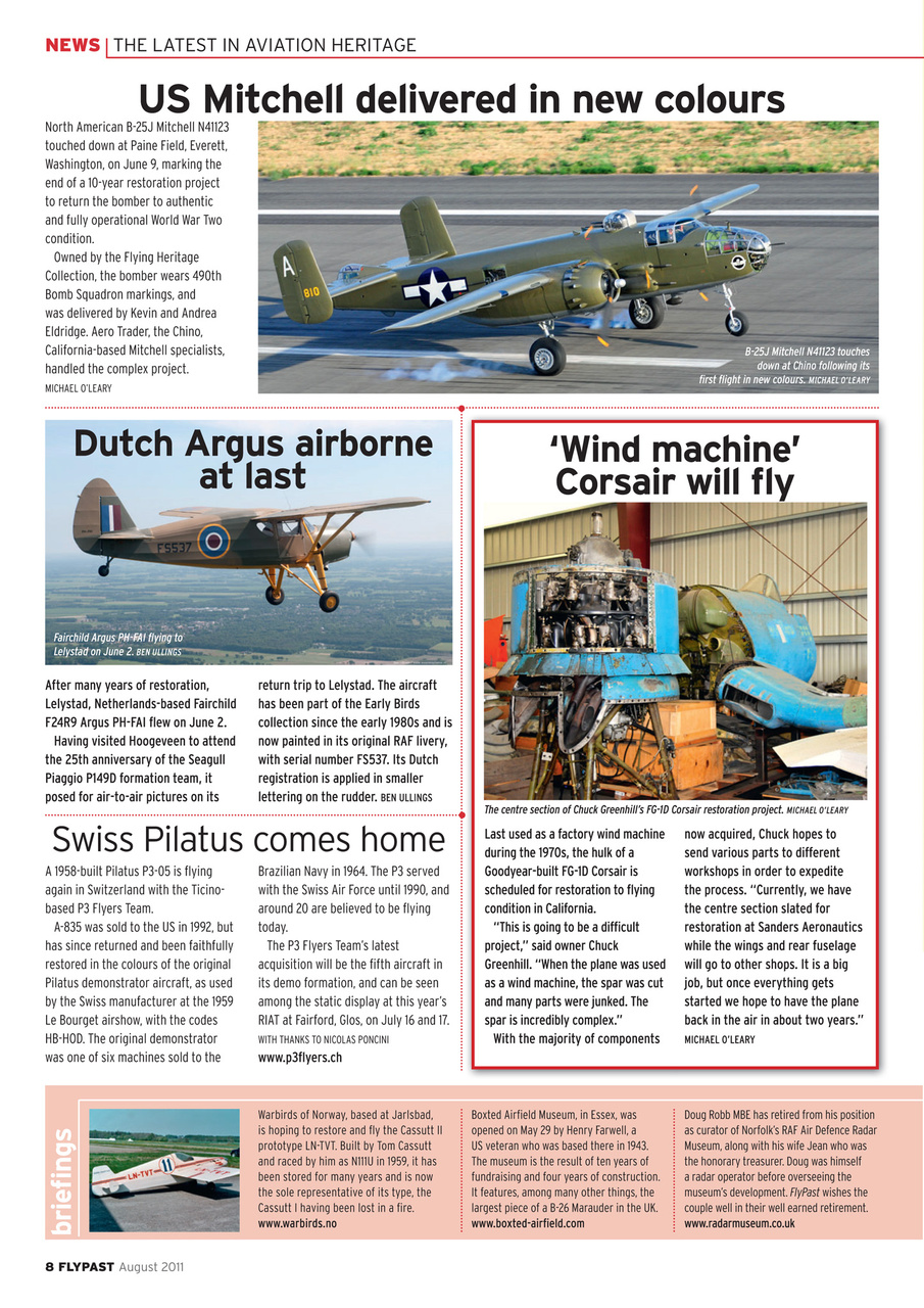 FlyPast Preview Pages