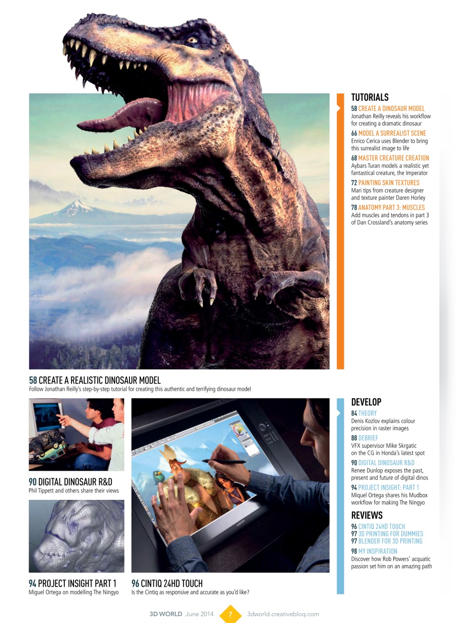 3D World Preview Pages