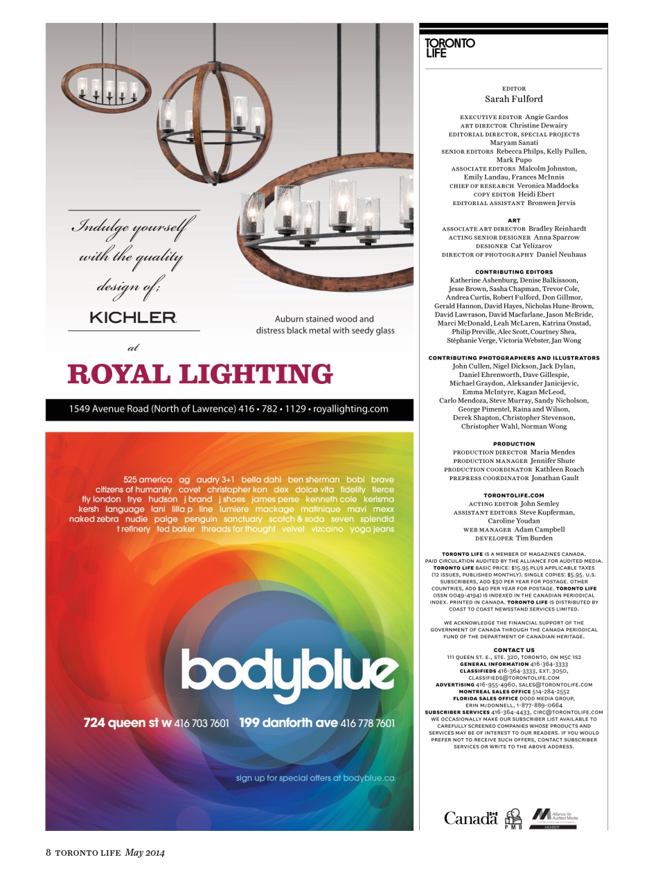 Toronto Life Preview Pages