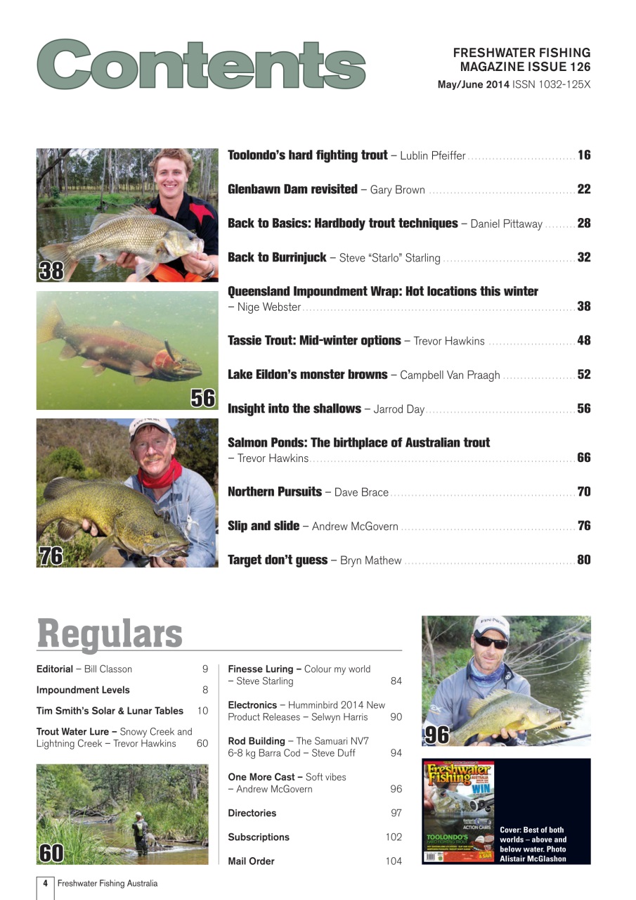 Freshwater Fishing Australia Preview Pages