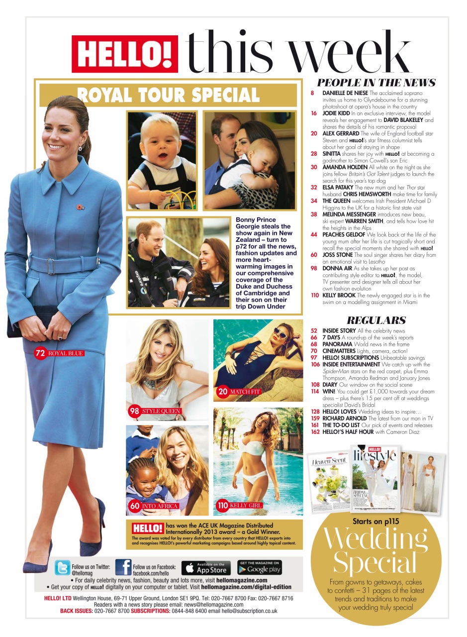 Hello! Magazine Preview Pages