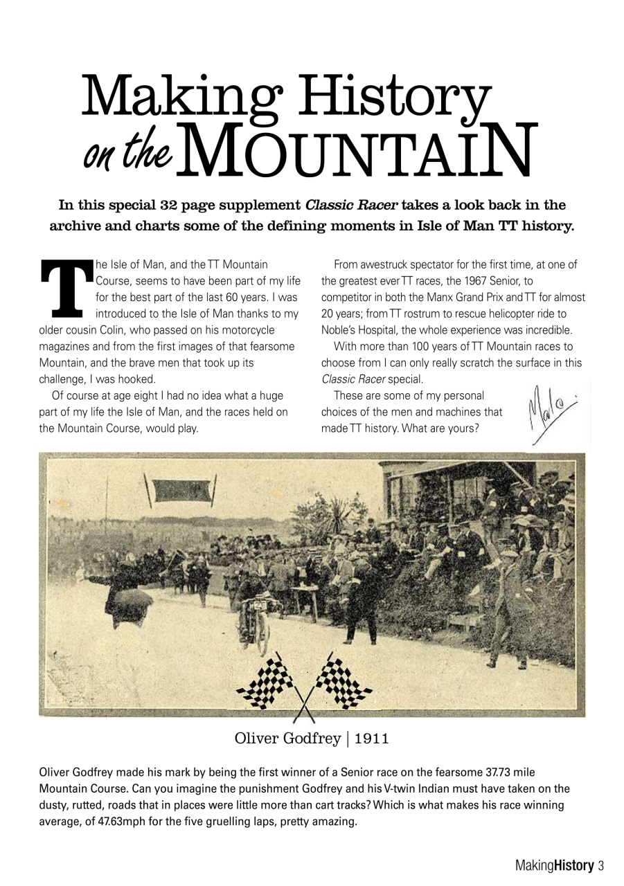 Classic Racer Preview Pages