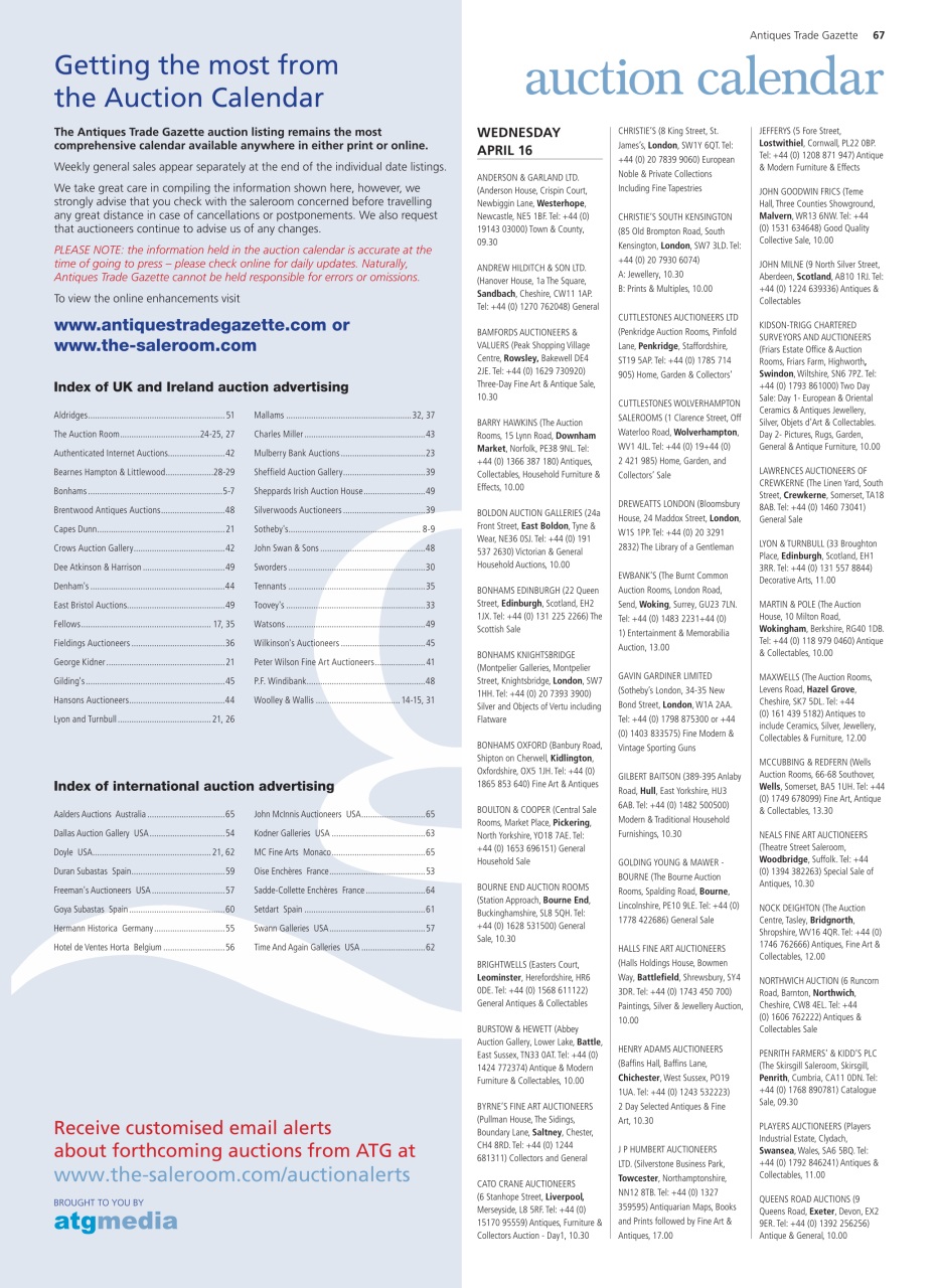 Antiques Trade Gazette Preview Pages