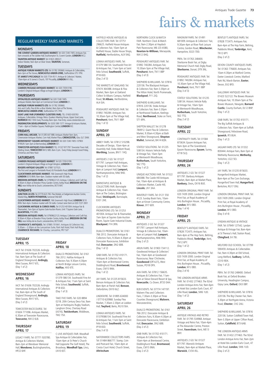 Antiques Trade Gazette Preview Pages