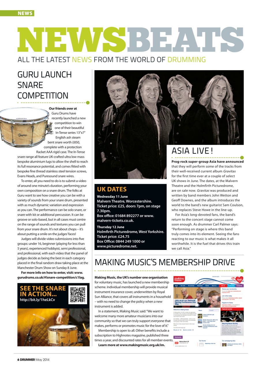 iDrum magazine: Never miss a beat Preview Pages