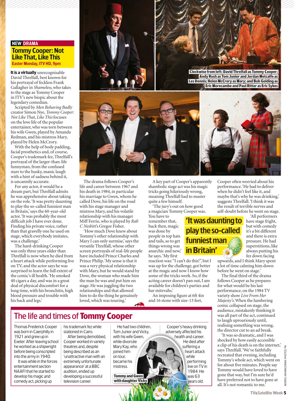 TV & Satellite Week Preview Pages