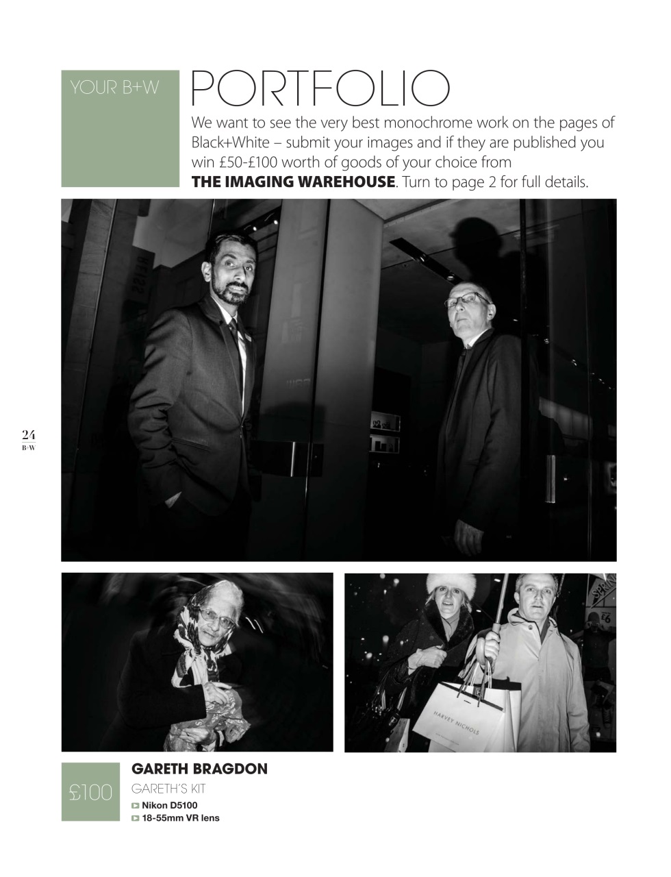 Black+White Photography Preview Pages