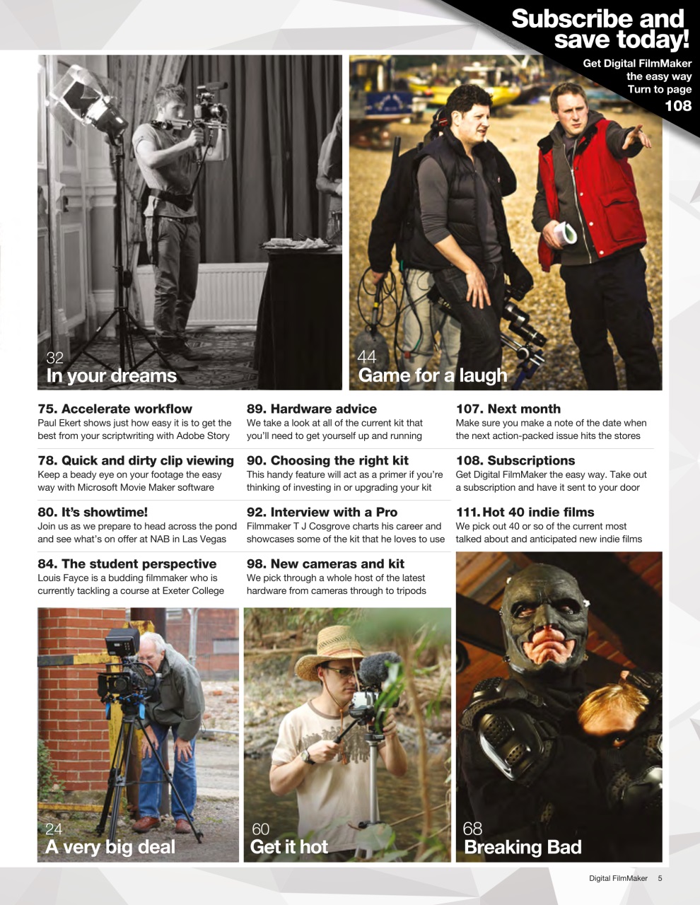 Digital FilmMaker Preview Pages