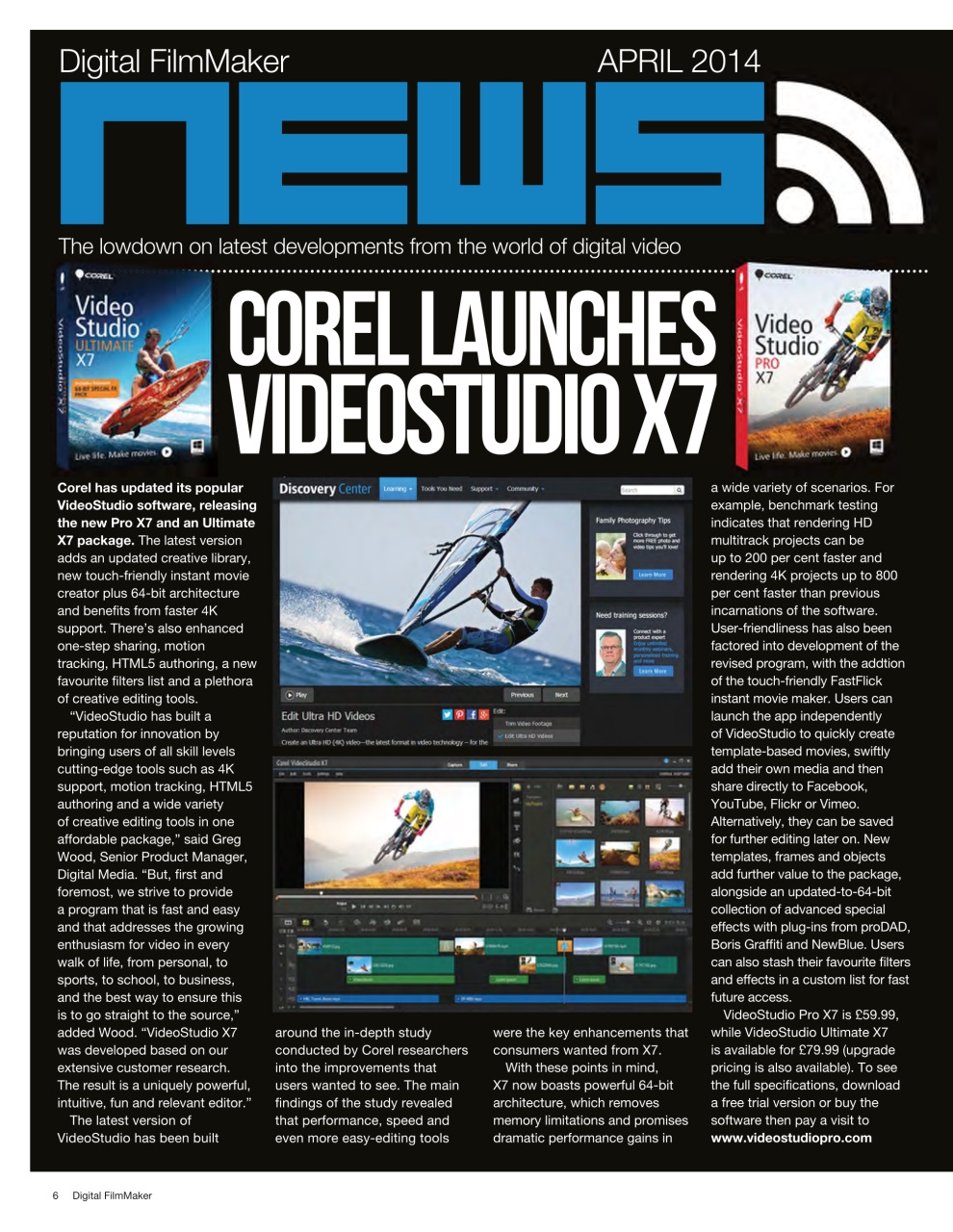 Digital FilmMaker Preview Pages