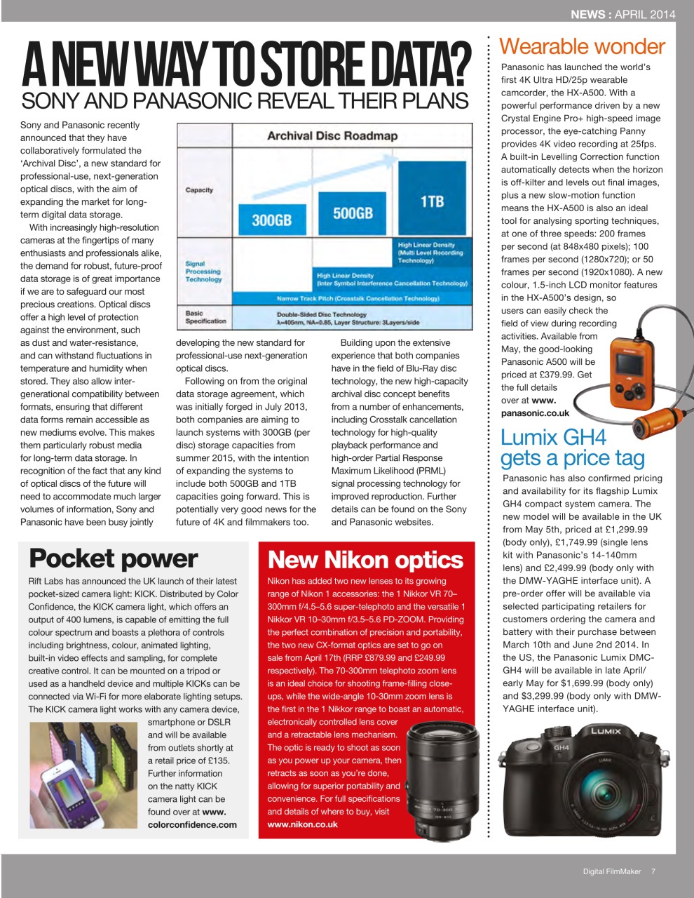 Digital FilmMaker Preview Pages