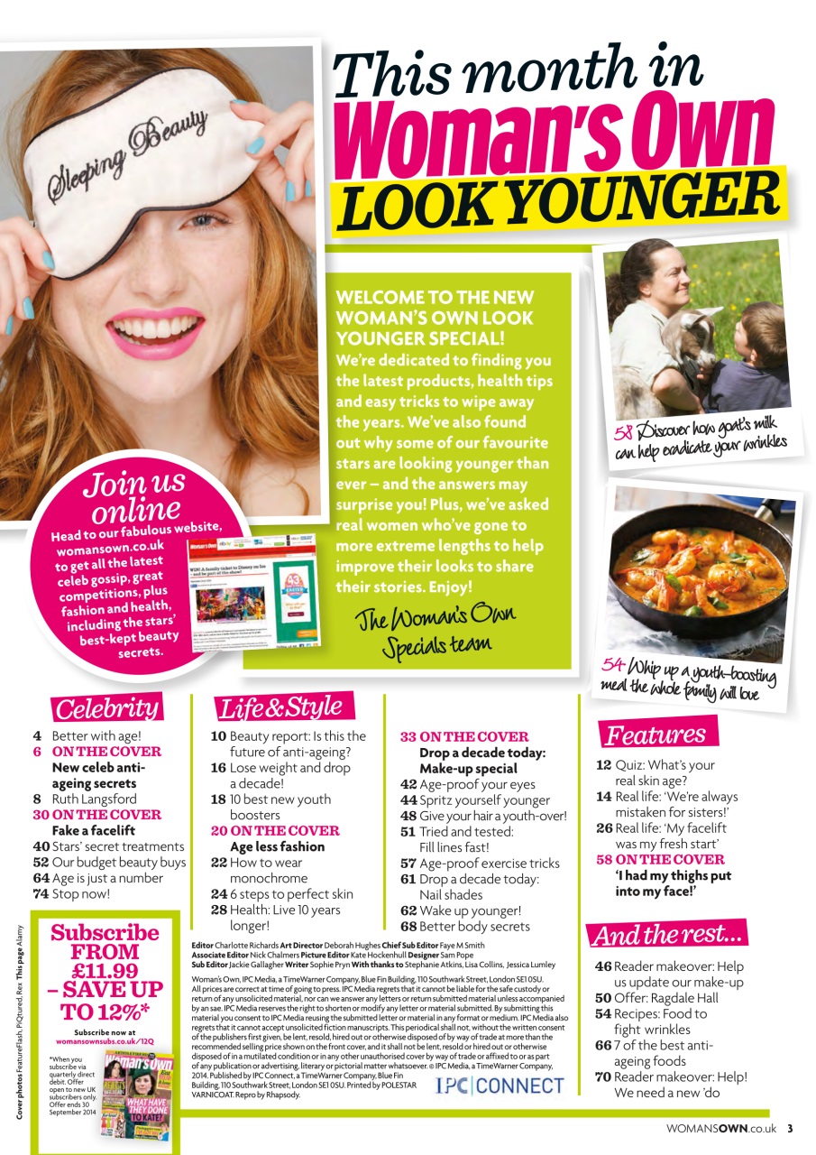 Woman's Own Lifestyle Special Preview Pages