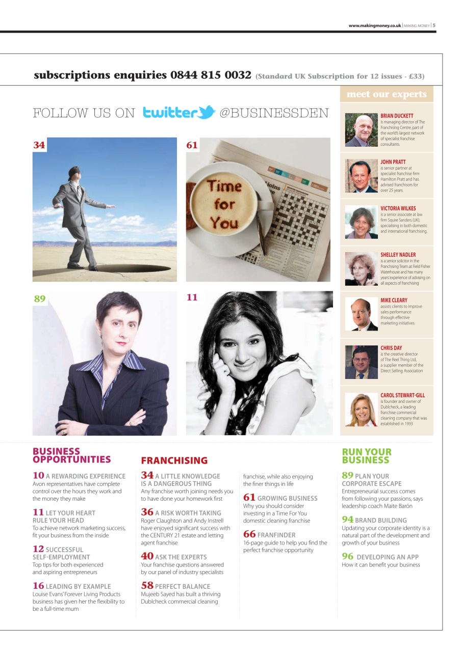 Making Money Preview Pages