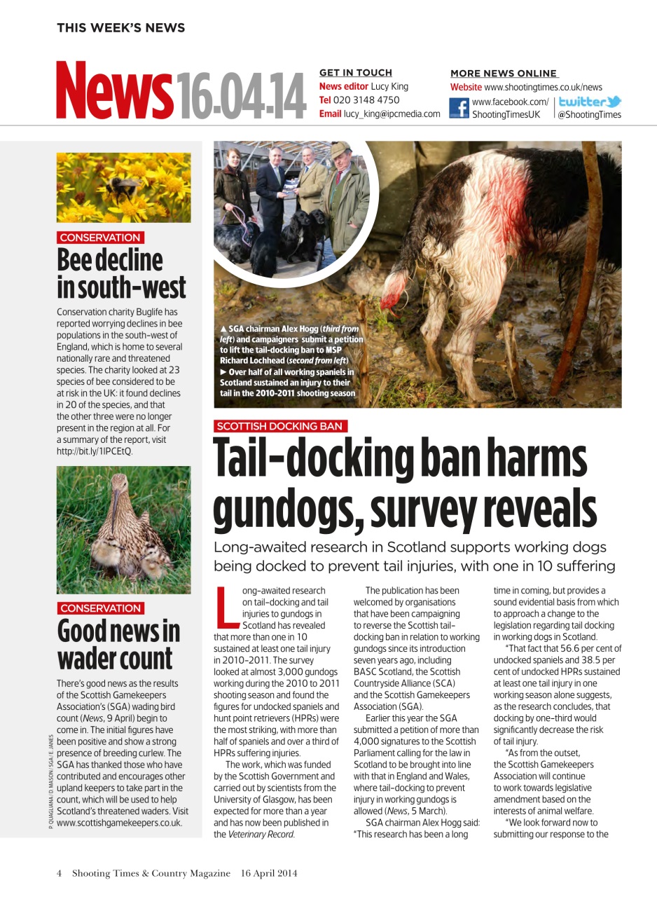 Shooting Times & Country Preview Pages