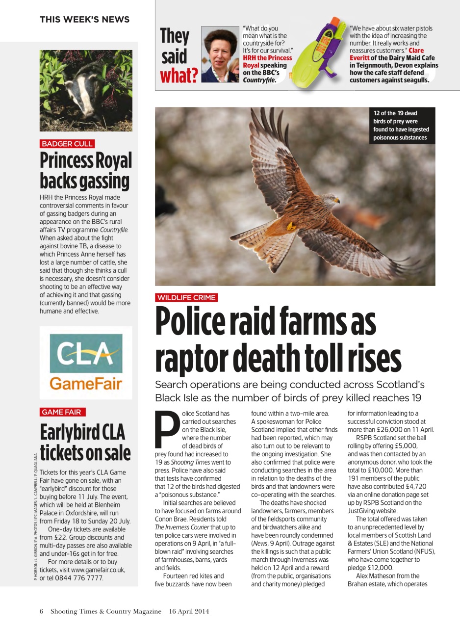 Shooting Times & Country Preview Pages