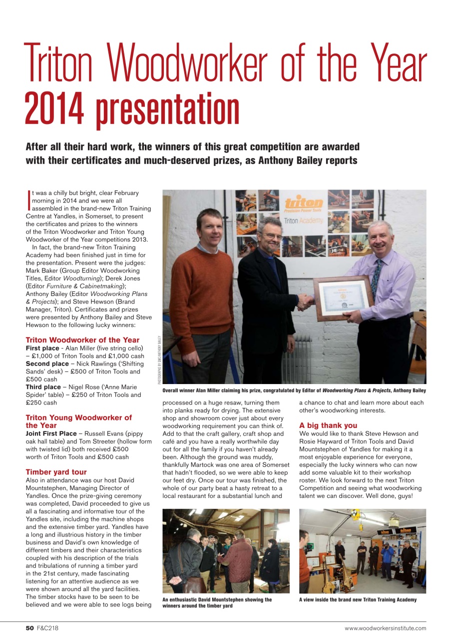 Furniture & Cabinetmaking Preview Pages