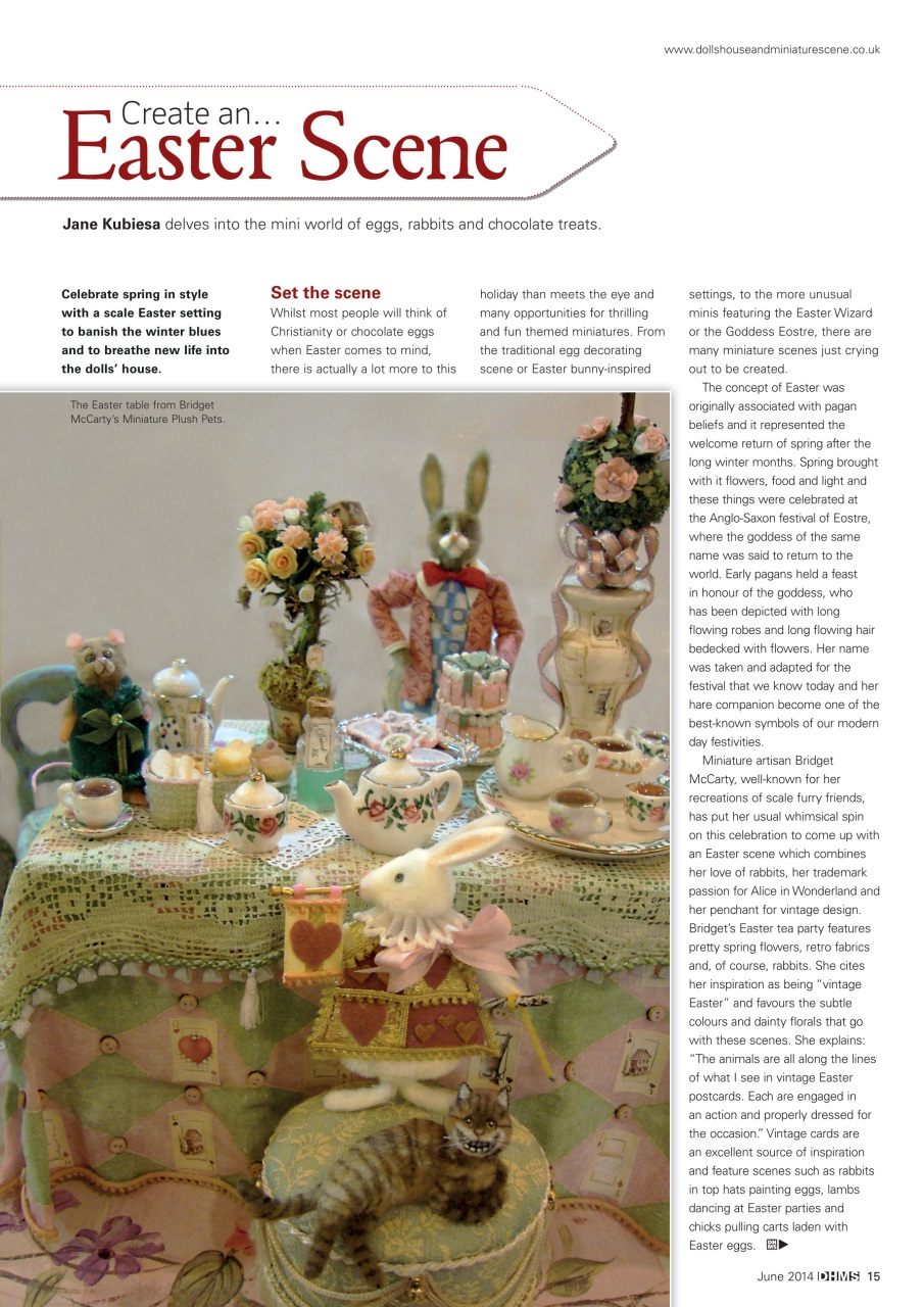 Dolls House and Miniature Scene Preview Pages