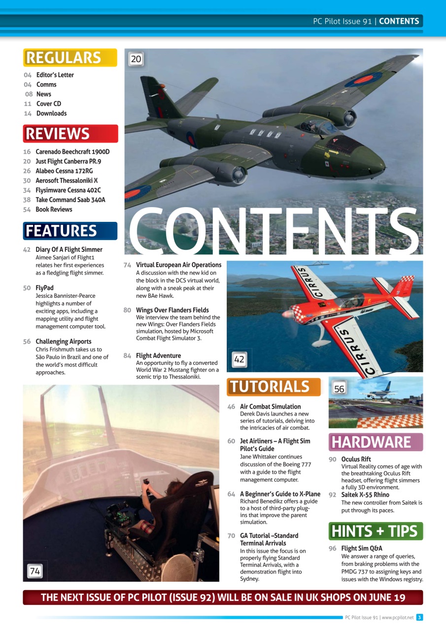 PC Pilot Preview Pages