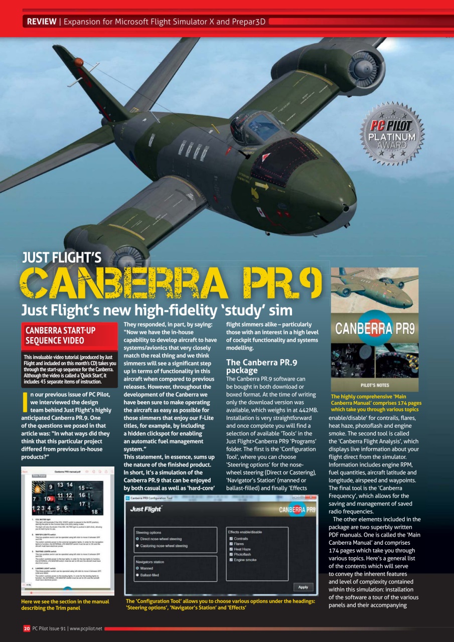 PC Pilot Preview Pages