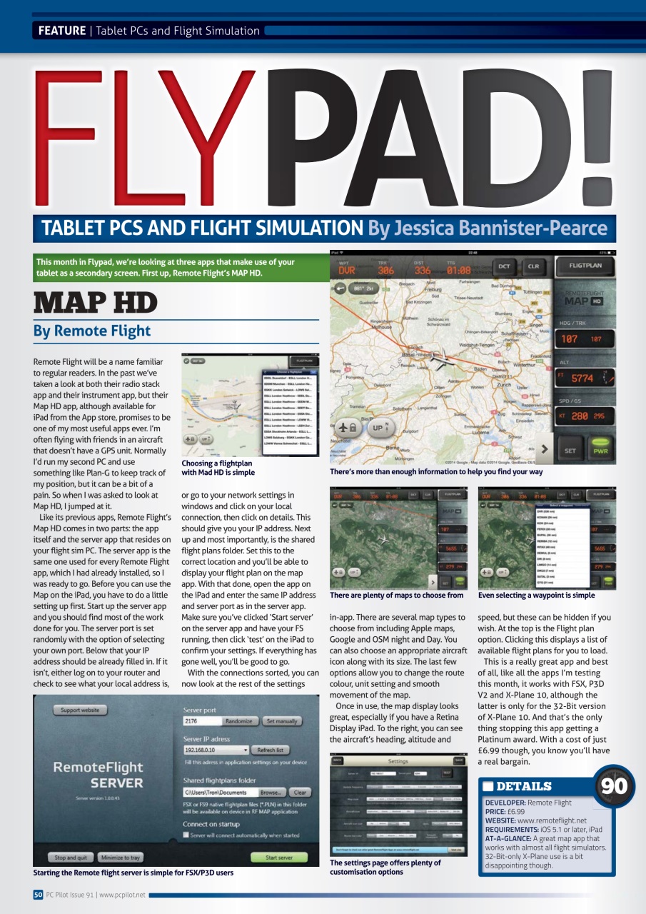 PC Pilot Preview Pages