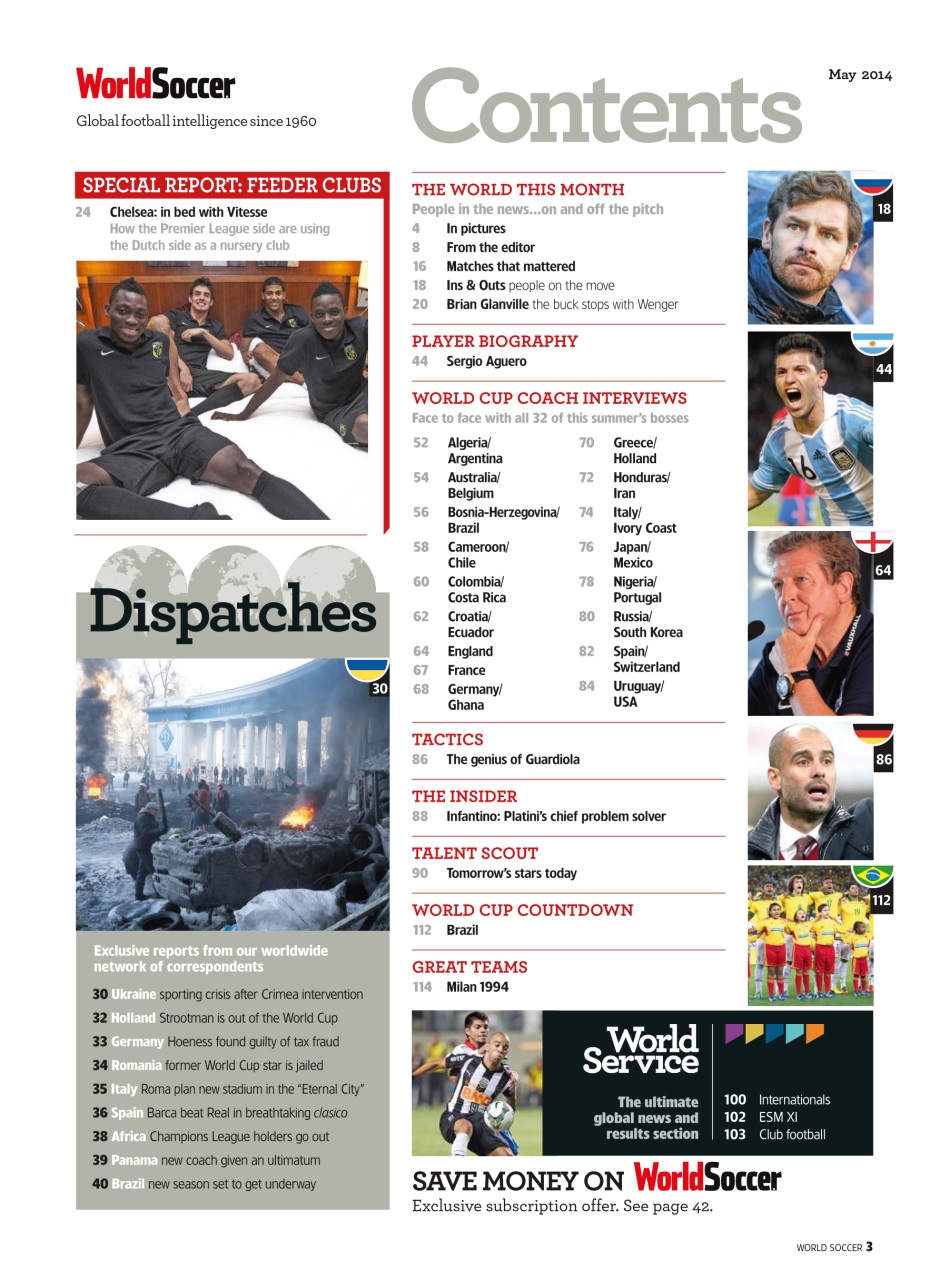 World Soccer Preview Pages