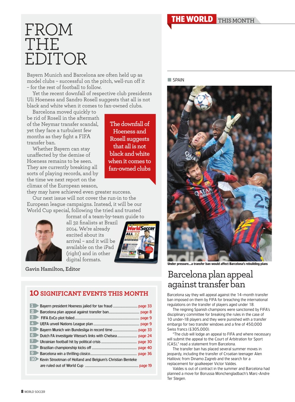 World Soccer Preview Pages