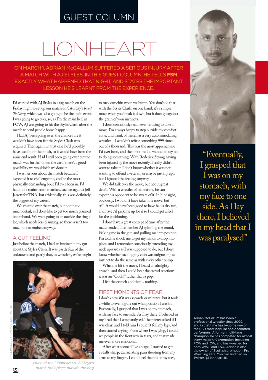Wrestletalk Magazine Preview Pages
