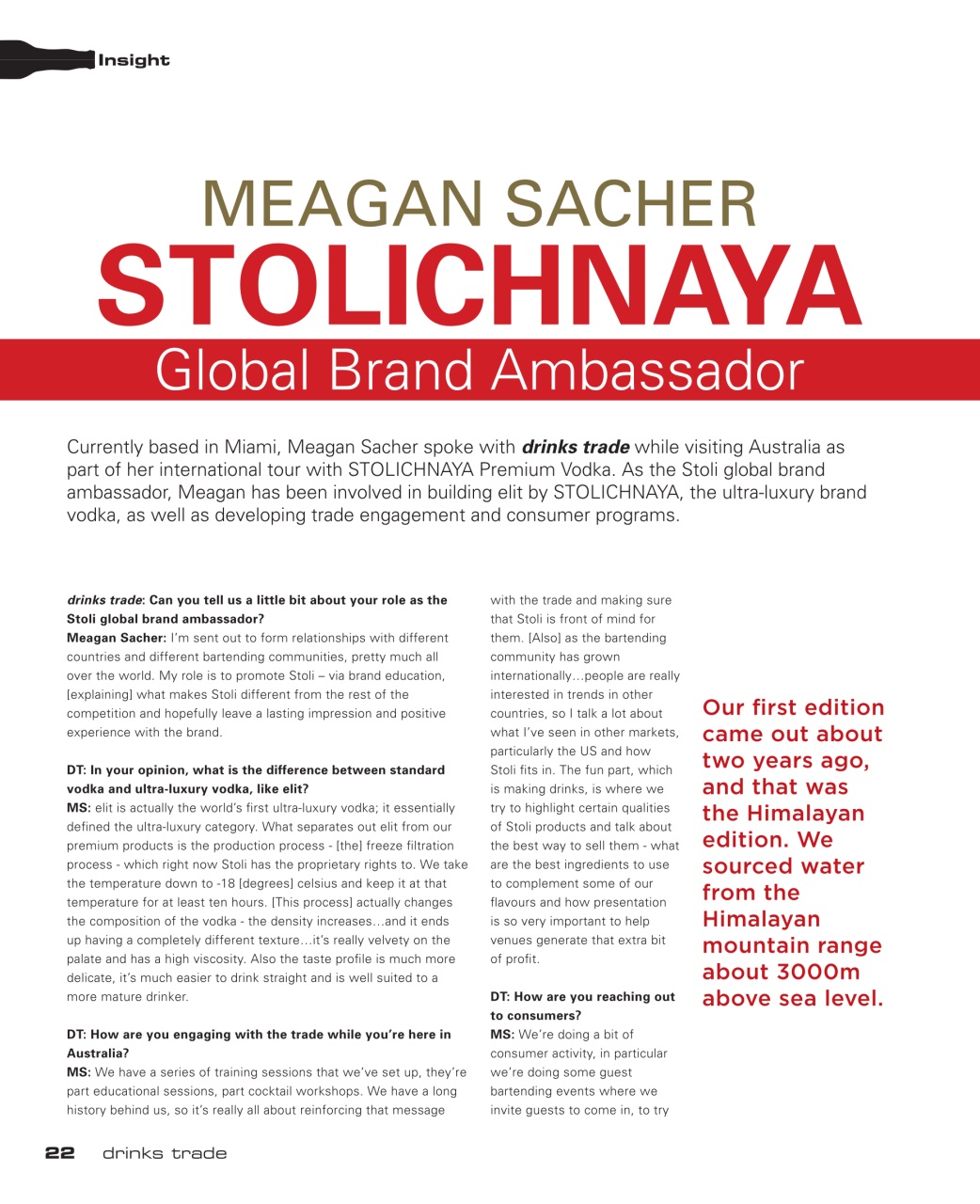 Drinks Trade Preview Pages