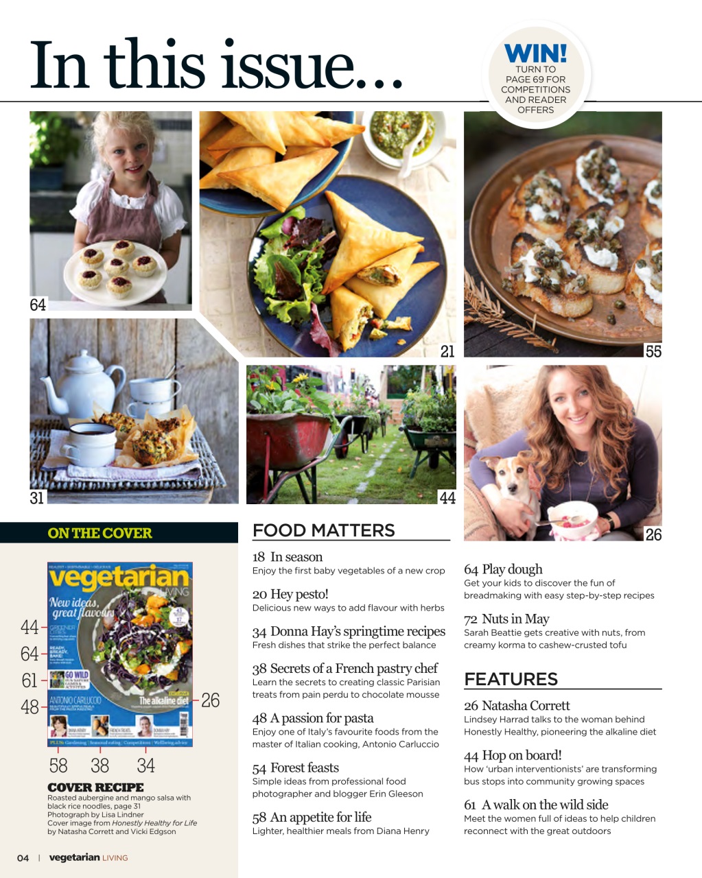 Vegetarian Living Preview Pages
