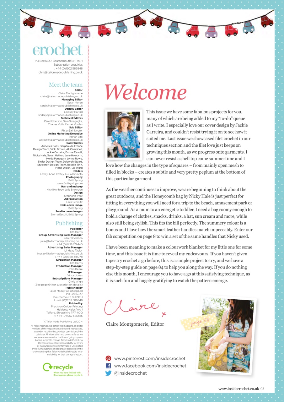 Inside Crochet Preview Pages