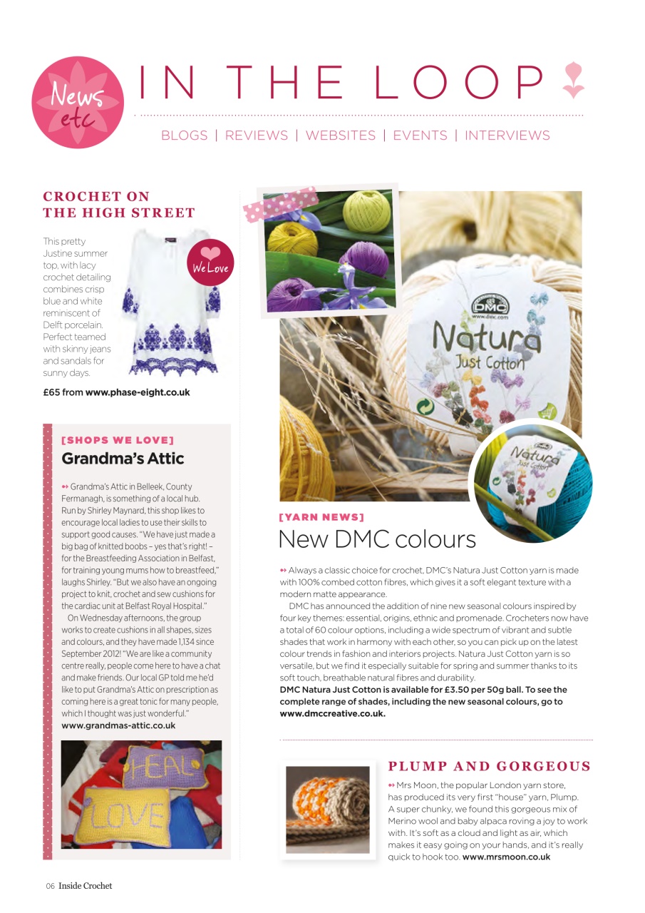 Inside Crochet Preview Pages