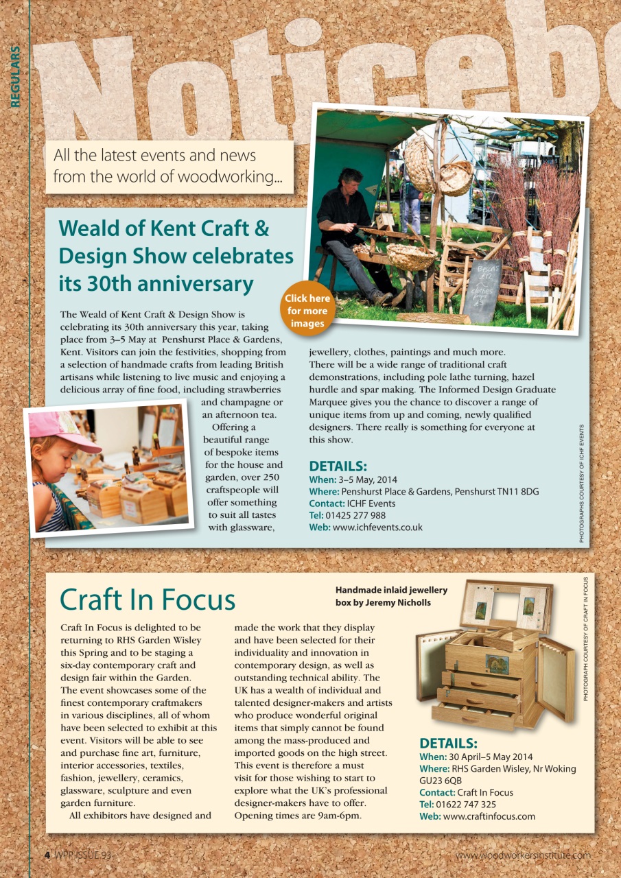 Woodworking Crafts Magazine Preview Pages