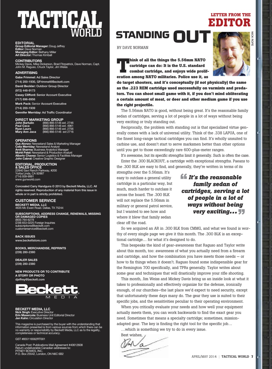 Tactical World Preview Pages