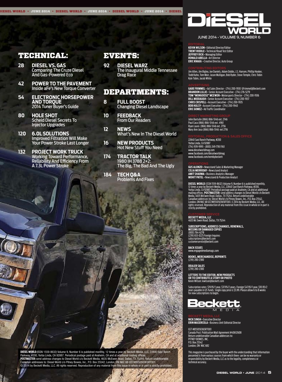 Diesel World Preview Pages