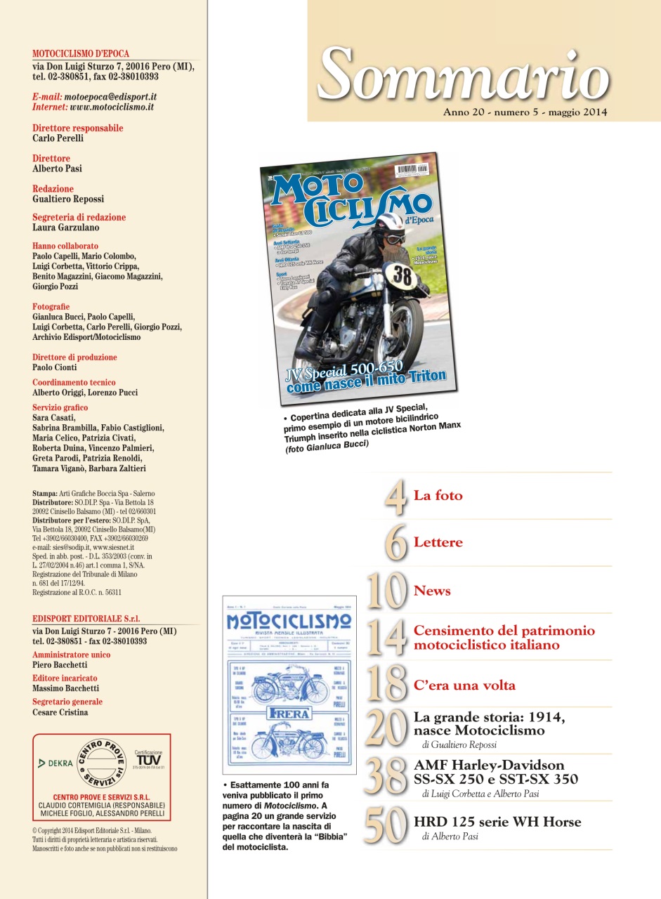 Motociclismo d'Epoca Preview Pages