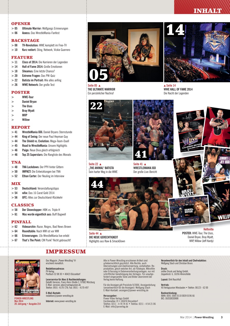 Power-Wrestling Preview Pages