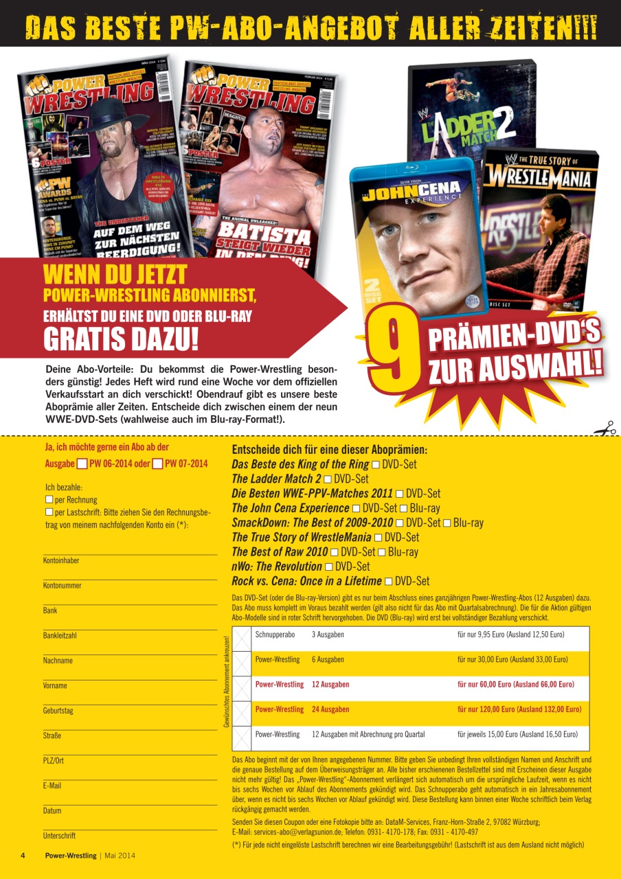 Power-Wrestling Preview Pages