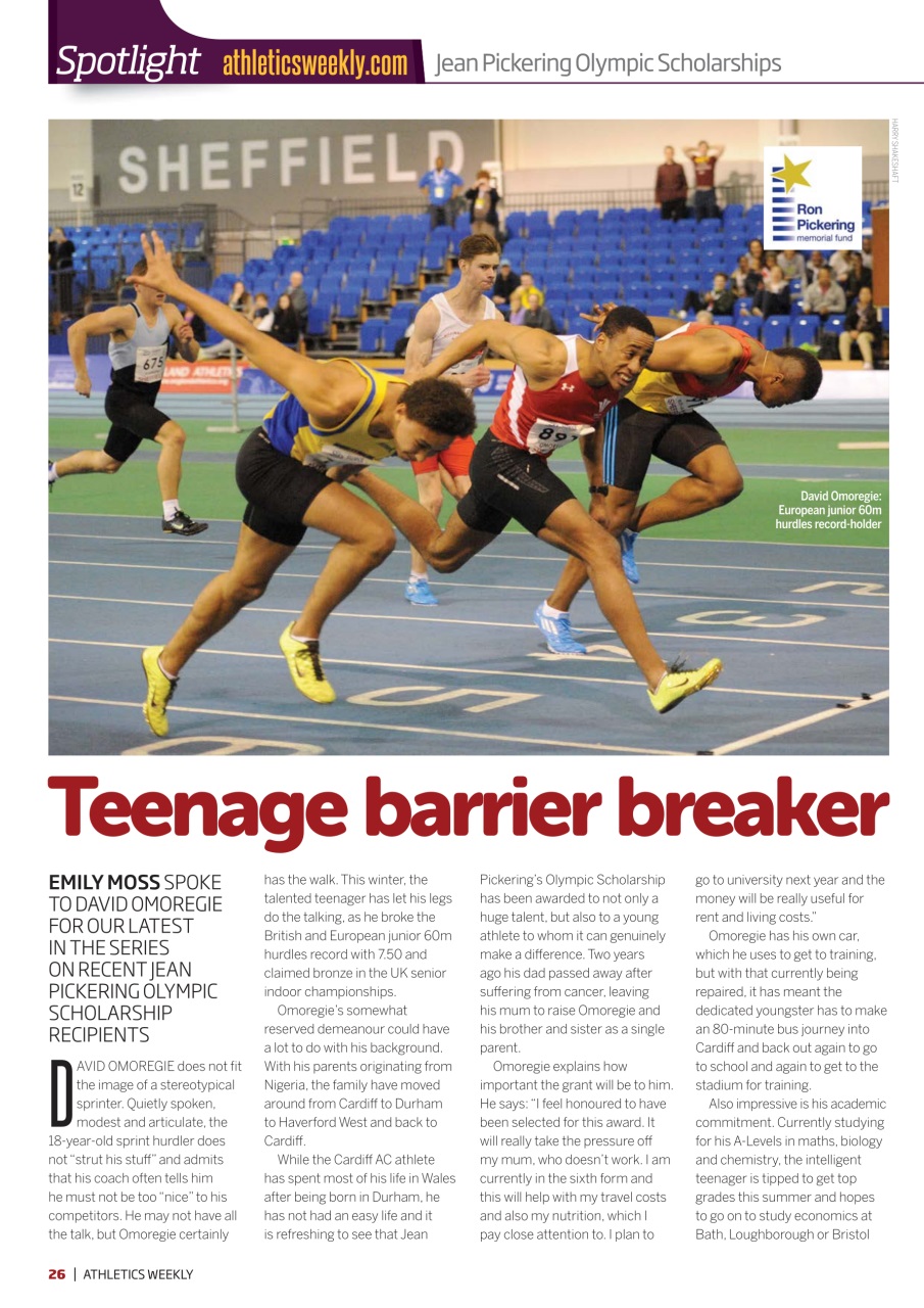 AW – Athletics Weekly Magazine Preview Pages