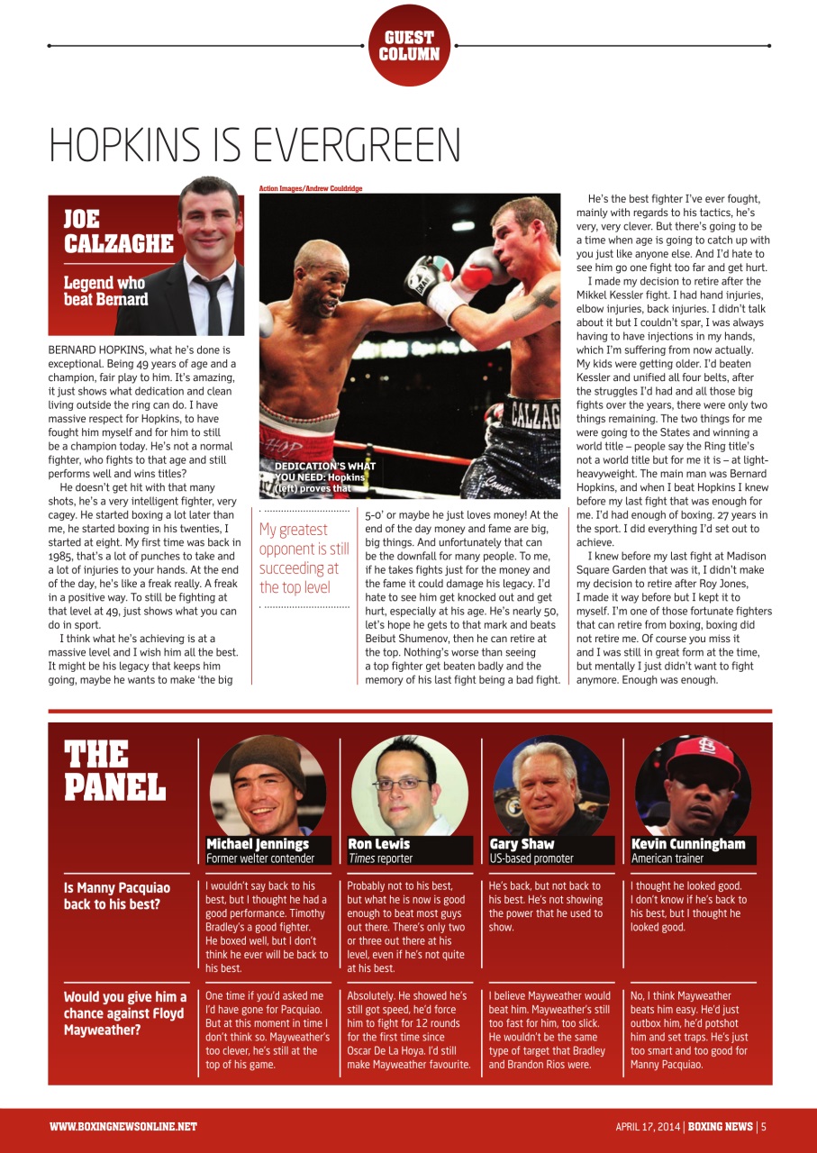 Boxing News Preview Pages