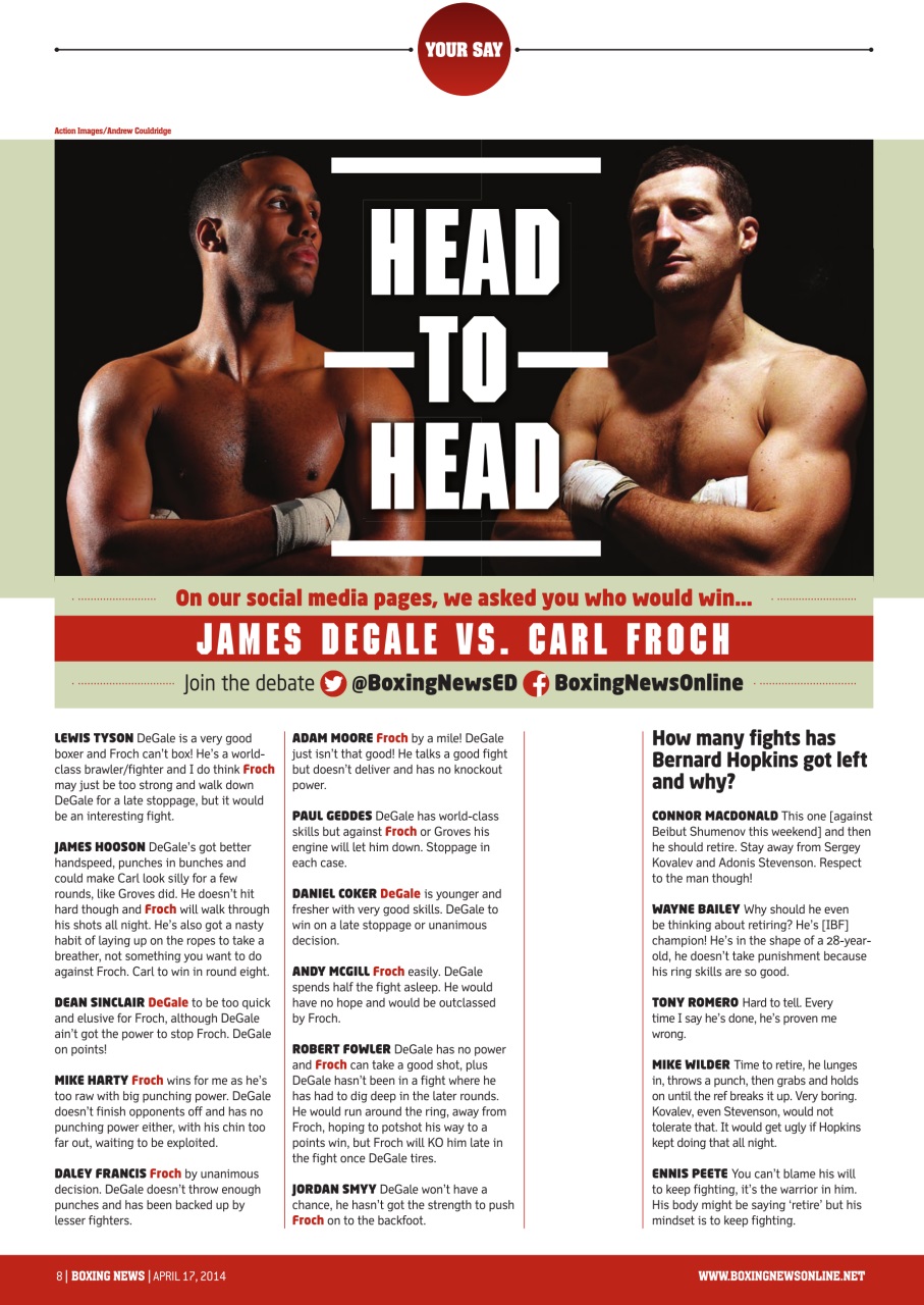 Boxing News Preview Pages