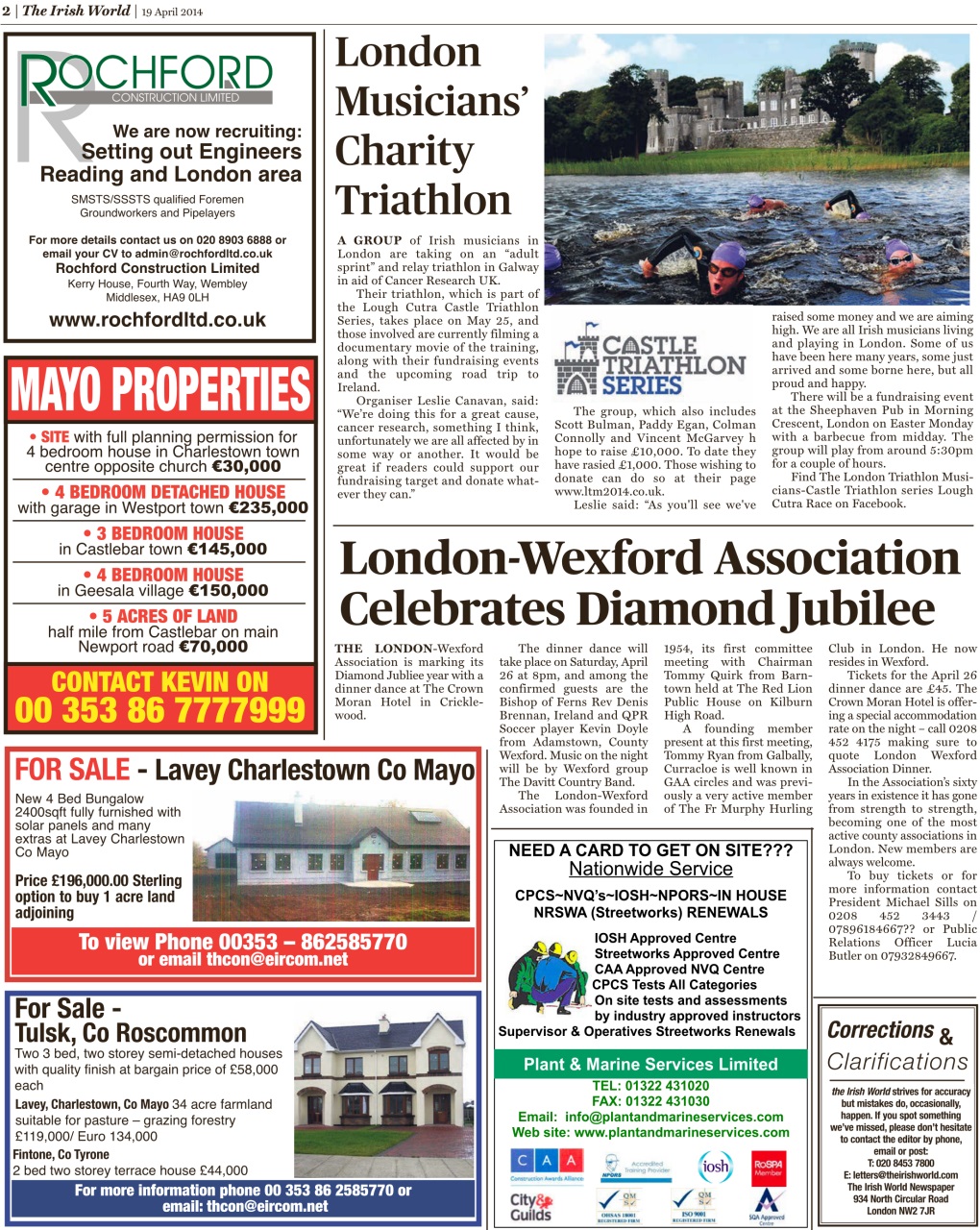 Irish World Preview Pages