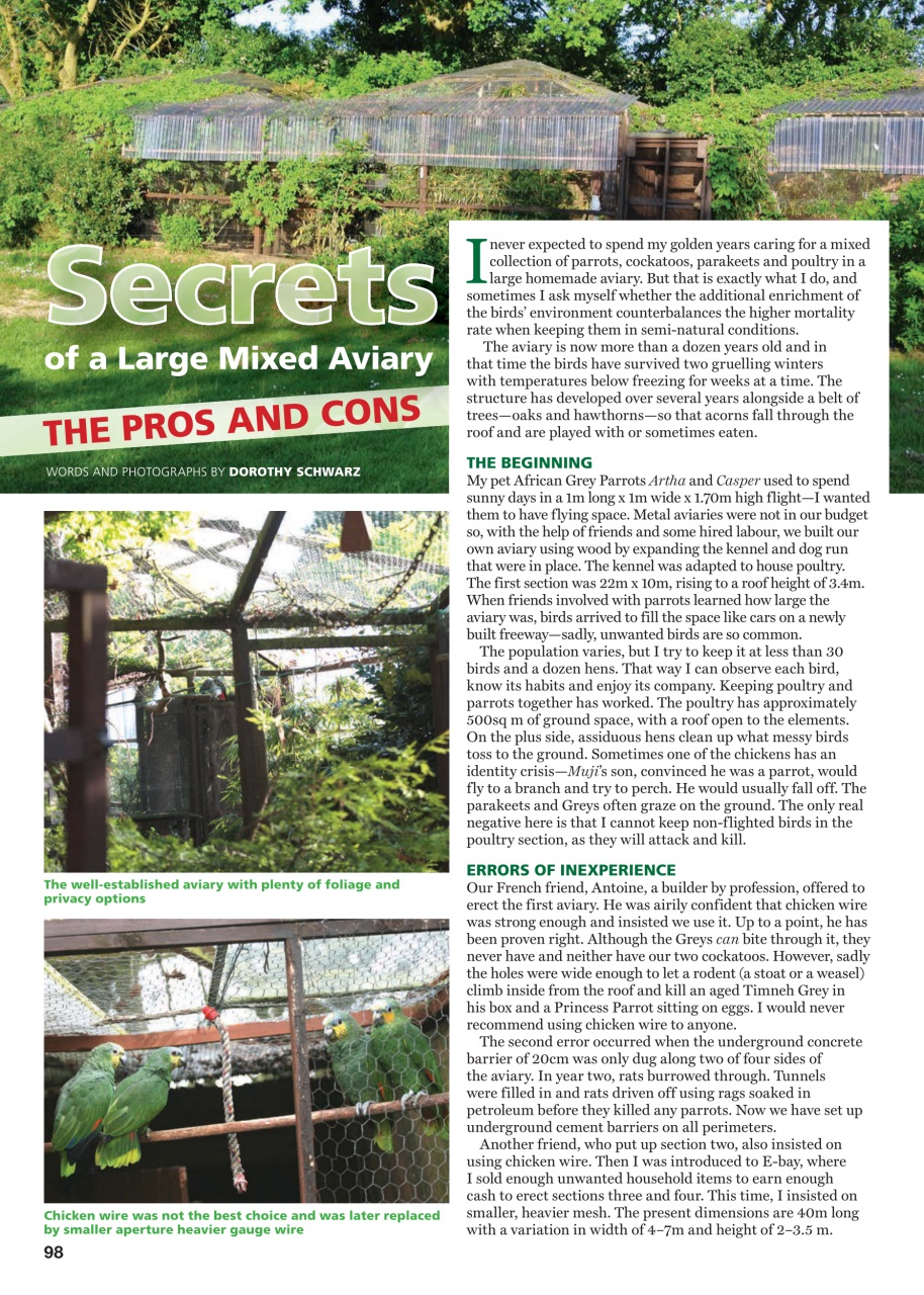 Australian Birdkeeper Magazine Preview Pages