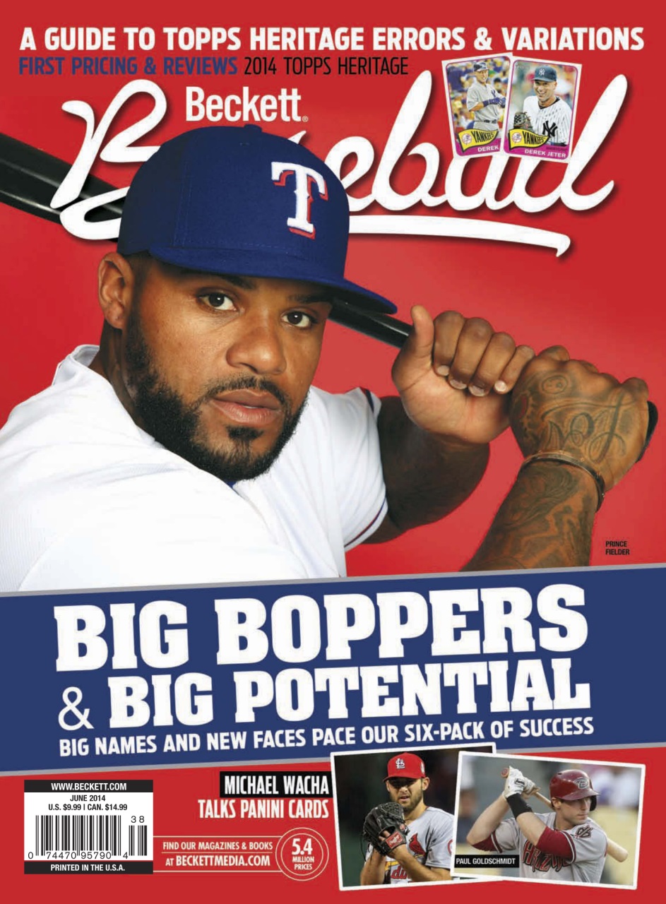 Beckett Baseball Magazine Preview Pages