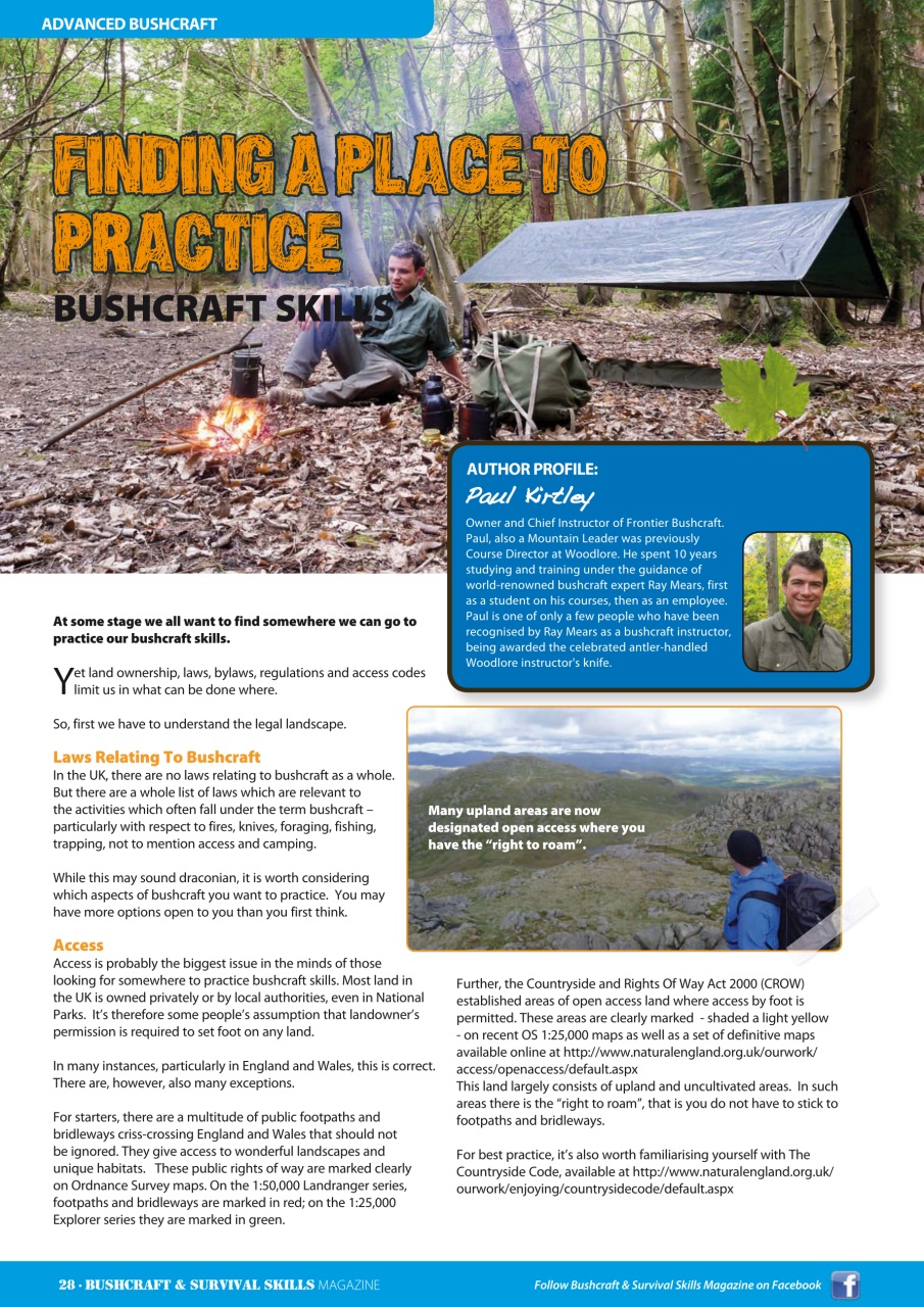 Bushcraft & Survival Skills Magazine Preview Pages