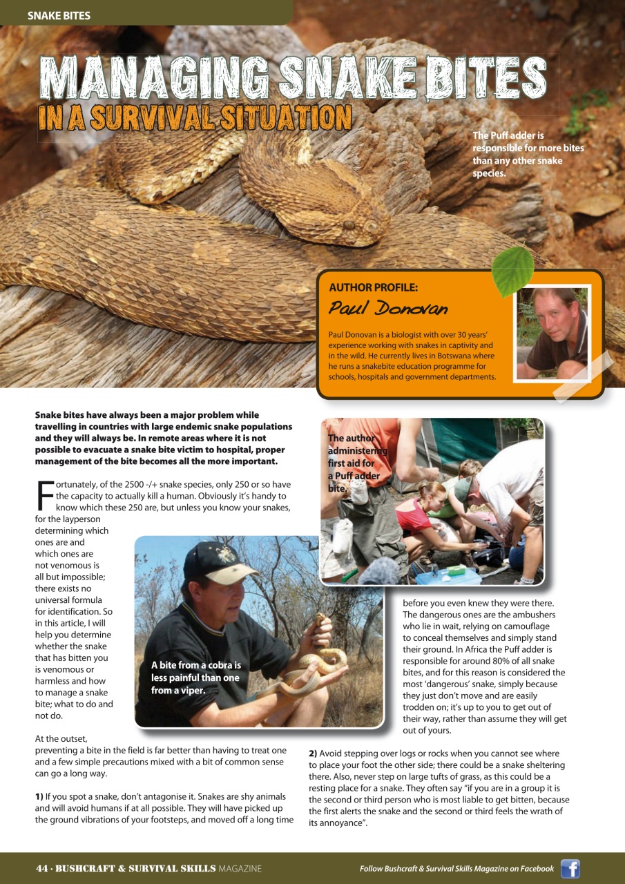 Bushcraft & Survival Skills Magazine Preview Pages