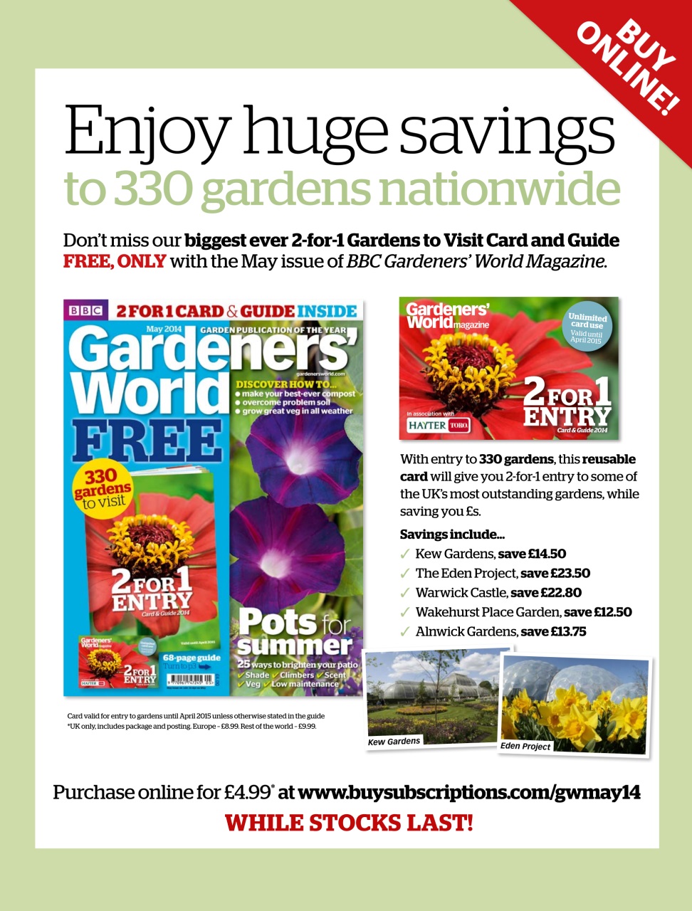 BBC Gardeners’ World Magazine Preview Pages